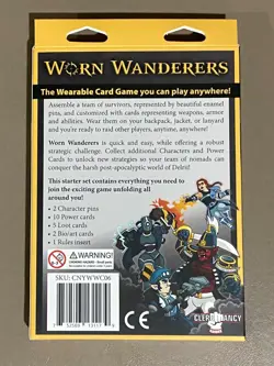 Worn Wanderers Trading Card Game Natural Wit Starter Set Unopened - Image 4
