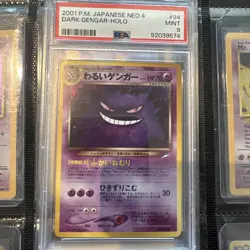 Pokemon Dark Gengar No.094 Neo Destiny Holo Card Japanese Psa 9 - Image 1
