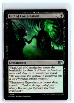 FOIL Gift of Compleation March of the Machine - MTG Magic the Gathering Card - Image 1