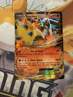 Blaziken EX XY54 XY Holo Black Star Promo MP Pokemon Card Pokemon - Image 1