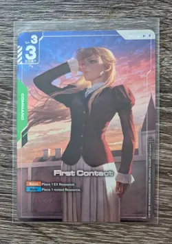 Gundam Card Game Beta - First Contact GD01-107 U+ Parallel Alt Art English Ver. - Image 1