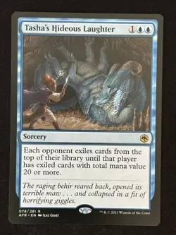 1x MTG Tasha's Hideous Laughter - Adventures in the Forgotten Realms (AFR) #78 - Image 3