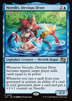 Neerdiv, Devious Diver J25 NM MTG - Image 1