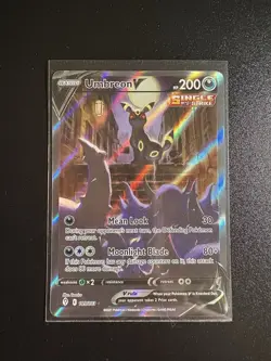 Umbreon V Alt Art 189/203 Pokemon Card Holo Evolving Skies English Ultra Rare NM - Image 1