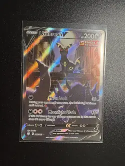 Umbreon V Alt Art 189/203 Pokemon Card Holo Evolving Skies English Ultra Rare NM - Image 2