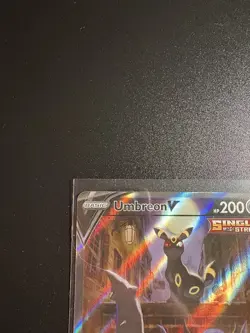 Umbreon V Alt Art 189/203 Pokemon Card Holo Evolving Skies English Ultra Rare NM - Image 4