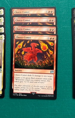 Magic the Gathering MTG Choco Comet x4 NM/M Final Fantasy - Image 1