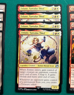 Magic the Gathering MTG Zidane, Tantalus Thief x4 NM/M Final Fantasy - Image 1