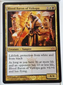 Blood Baron of Vizkopa - Dragon's Maze - Magic the Gathering MTG Nice! - Image 1