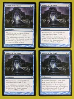 Secrets of the Dead x4 Dark Ascension 4x Playset Magic the Gathering MTG - Image 1