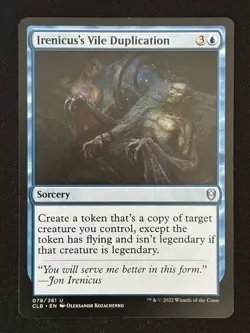 1x MTG Irenicus's Vile Duplication - Battle for Baldur's Gate (CLB) #78 - Image 1
