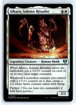 FOIL Alharu, Solemn Ritualist Commander Masters - MTG Magic the Gathering Card - Image 1