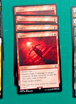 Magic the Gathering MTG Suplex x4 NM/M Final Fantasy - Image 1