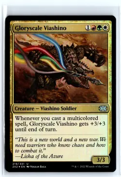 FOIL Gloryscale Viashino Double Masters 2022 - MTG Magic the Gathering Card - Image 1