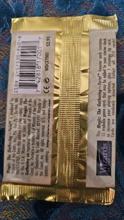 MTG PORTAL BOOSTER PACK DRAGON ICON LOGO 1997 Magic The Gathering Factory sealed - Image 2