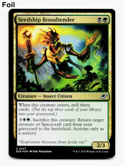 Seedship Broodtender - FOIL - [Edge of Eternities] MTG *In Hand/Ships Now* 💀🌳 - Image 1