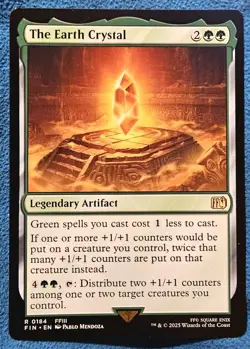 MTG Final Fantasy Single Card The Earth Crystal 184 Rare Regular NM/M - Image 1
