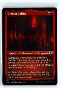 FOIL Dragon Cultist 503 Baldur's Gate Uncommon - MTG Magic the Gathering Card - Image 1