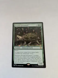 x1 Fecund Greenshell R MTG Bloomburrow M/NM, English - Image 1