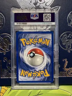 2000 POKEMON PROMO BLACK STAR POKEMON LEAGUE #9 MEW HOLO SWIRL PSA 8 - Image 2