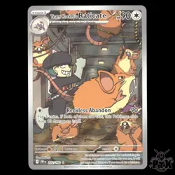 Team Rocket's Raticate #202/182 Destined Rivals NM/Near Mint Pokemon 2025 - Image 1