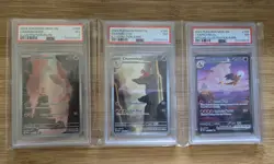 Charmander Charmeleon Charizard PSA 7 Sequential Numbers Pokemon 151 Eng - Image 1
