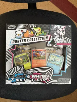 Pokemon Scarlet & Violet Black Bolt White Flare Poster Collection Box - Image 1