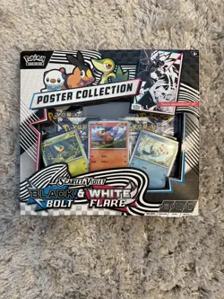 Pokemon Scarlet & Violet Black Bolt White Flare Poster Collection Box - Image 1