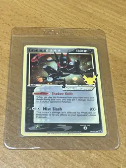 Greninja Gold Star Holo Promo SWSH144 Celebrations Black Star Pokemon Card - Image 1