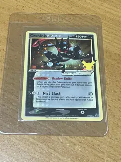 Greninja Gold Star Holo Promo SWSH144 Celebrations Black Star Pokemon Card - Image 3