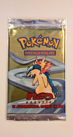 Pokemon Neo Genesis Booster Pack - Typhlosion Art - Sealed Read - Image 1