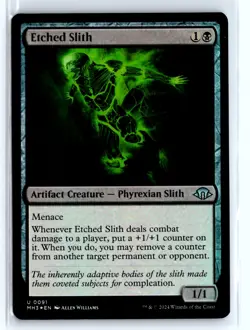 FOIL Etched Slith Modern Horizons 3 Uncommon - MTG Magic the Gathering Card - Image 1