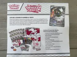 Pokemon Center White Flare Elite Trainer Box ETB IN HAND - Image 2