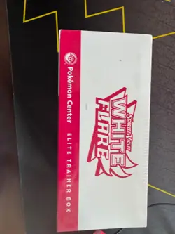 Pokemon Center White Flare Elite Trainer Box ETB IN HAND - Image 4