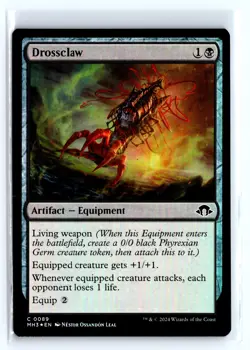 FOIL Drossclaw Modern Horizons 3 Common - MTG Magic the Gathering Card - Image 1