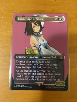Yuna, Hope of Spira (Borderless Regular) #404 MTG Final Fantasy NM - Image 1