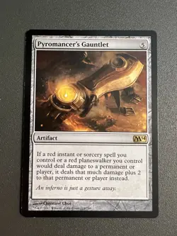 MTG - M14 - Pyromancer's Gauntlet - #214 - Lightly Played - Image 1