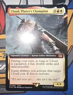 MTG (FIN) - Cloud, Planet's Champion (Extended Art) (#482) - Regular Near Mint - Image 1