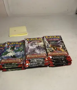 18x Paldea Evolved Booster Packs Pokemon Scarlet And Violet - Image 4
