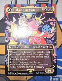 MTG (FIN) - Kefka, Court Mage (Borderless) (#0322) - Regular Near Mint - Image 1