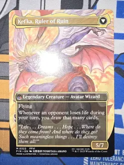 MTG (FIN) - Kefka, Court Mage (Borderless) (#0322) - Regular Near Mint - Image 2