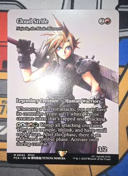 MTG (FCA) - Cloud Strife - Najeela, the Blade-Blossom (Showcase) (#42) - REG NM - Image 1