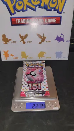 22.74g SEALED, In Hand, Eng Pokemon 151 MEW Booster Pack - HeavyU God PackU - Image 1