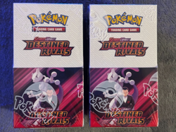 2x Pokemon TCG: Destined Rivals Half Booster Boxes (18 packs each, 36 total) - Image 1