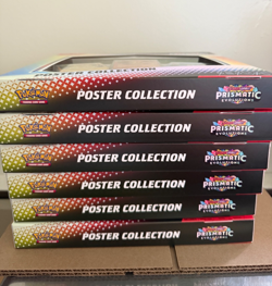 Pokemon Scarlet & Violet 8.5 Prismatic Evolutions Poster Collection (Lot of 6) - Image 2
