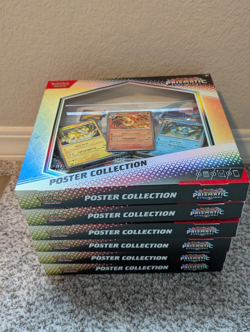 Pokemon Scarlet & Violet 8.5 Prismatic Evolutions Poster Collection (Lot of 6) - Image 1