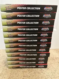 12X Pokemon TCG Scarlet & Violet Prismatic Evolutions Poster Collection SEALED! - Image 4