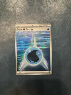 Basic Water Energy - SVE019 - Holo - Pokemon Black Bolt & White Flare - Image 1