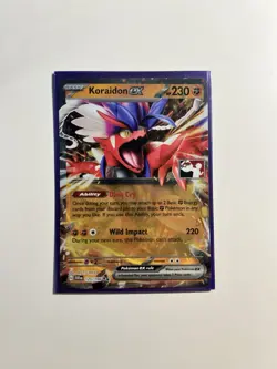 Koraidon Ex 125/198 SV1 Prize Pack Play Stamped - Pokemon TCG Cards - Image 1