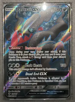 Pokemon PSA 9 Darkrai GX Full Art #139 Mint BURNING SHADOWS - Image 3
